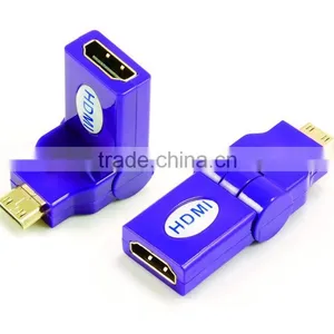 HDMI Female to MINI Male Adapter Rotating 180 Degree thumbnail-3