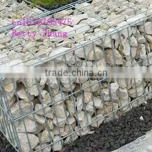 High Zinc Galvanized Gabion Boxes/PVC Coated Gabion Baskets/stone Cage (direct Factory) thumbnail-1