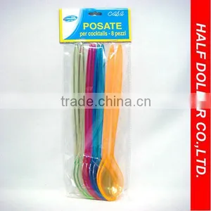 Food Grade Long Handle Plastic Spoon thumbnail-1