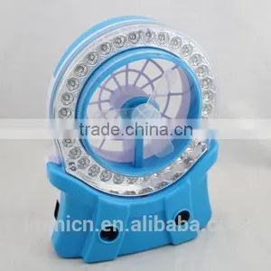 32SMD Small Portable Rechargeable Light FAN KM-5562 thumbnail-2