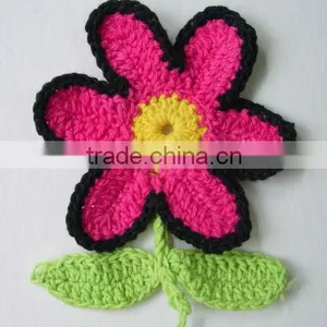 Baby Crochet Flower/hand Crochet Flower/hot Sell Crochet Flower for Baby Hats thumbnail-4