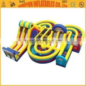 Inflatable Obstacle Course and Slide for Commercial Inflatable Bounce Playground thumbnail-1