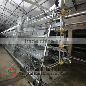 A Type Poultry Cage With Automatic Feed Trolley thumbnail-1