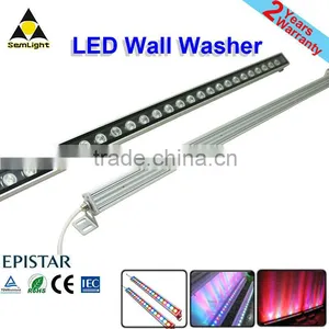 12W 18W 24W TUV CE RoHS IEC Approved IP65 RGB Recessed Linear LED Wall Washer thumbnail-1
