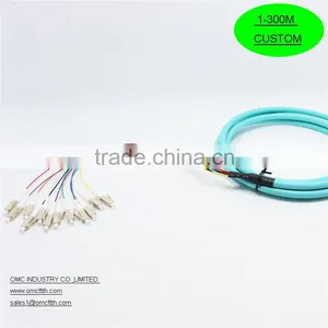 High Quality China-made LC OM3 12 Core Mini-breakout Fiber Optic Pigtail thumbnail-1
