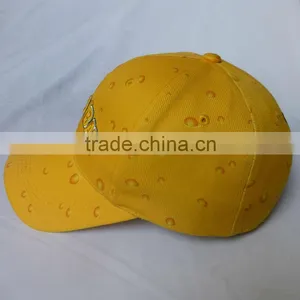 2014 New Style Custom 3D Embroidery Printing Cheese Baseball Caps Leisure Hats thumbnail-2
