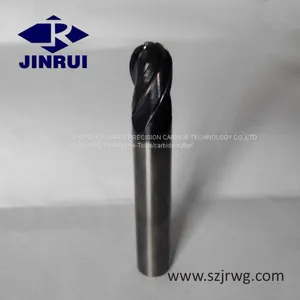 Roud Nose End Mill/ HRC55 Carbide Tapered Ball Nose End Mills/tapered Ball Nose End Mills With Competitive Price thumbnail-1