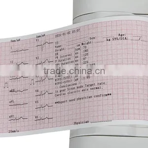 6 Channel Portable 7 Inch TFT Touch Screen Digital Electrocardiograph ECG Machine EKG 190 Cases thumbnail-4