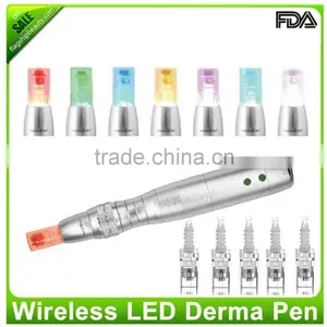 2016 Flagship ! 7 Color LED Photon Electricderma Pen Wireless Rechargeable Derma Pen thumbnail-1