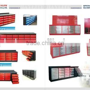 Metal Single Slide Rail W2850mm*D800mm*H950mm Without Backwall Work Bench thumbnail-1