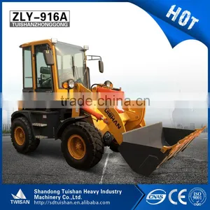 Big Cab Agricultural Mini Wheel Loader For Sale With 37KW Engine thumbnail-1