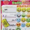 Dry Erase Daily Magnetic Planner Easy Wipe Up Weekly Planner Whiteboard Kids Whiteboard Calendars thumbnail-2