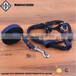 High Quality Pet Products Dog Harness and Collar Durable Nylon Pet Leash thumbnail-3