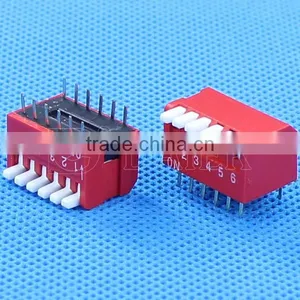 2.54mm Piano Type Dip Switch 8 Way 8 Pin Dip Switch Datasheet And 12 Position Dip Switch Piano Sw Type thumbnail-2