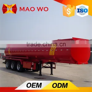 3-axle Carbon Steel Bitumen Tank Trailer , Bitumen Tanker Truck thumbnail-4