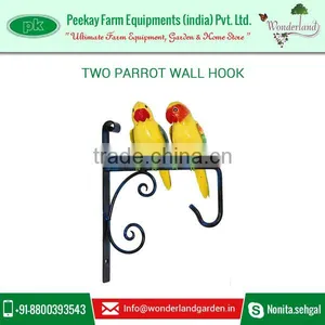 Easy to Hang and Long Lasting Two Parrot Wall Hooks Available for Sale thumbnail-1