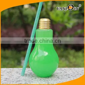 Creative 200cc Plastic Juice Coffee Mug Beer Cup With Unique Design Light Bulb thumbnail-3