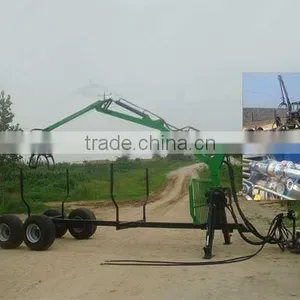8Ton Engine Timber Trailer thumbnail-1