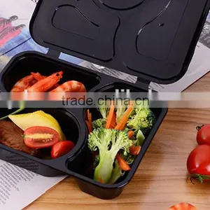 The Reason Why New High Quality Microwave 3 Compartment Plastic Food Container With Divider thumbnail-4