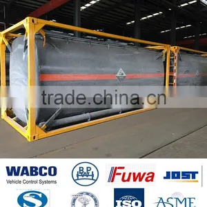 20ft Iso Container Tank for Chemical Liquid, 40 ft Chemical Iso Container Tank for Sulfuric Acid Hydrochloric Acid thumbnail-2