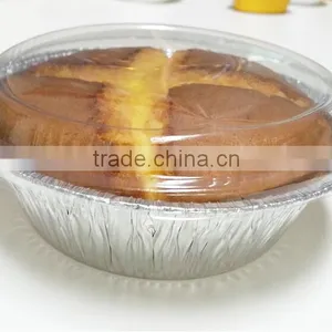 Custom Bops Material Transparent Blister Round Plastic Cover for Foil Bowl thumbnail-3
