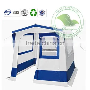 Small Shop Tent Vinyl Tarp Cover Producing thumbnail-1