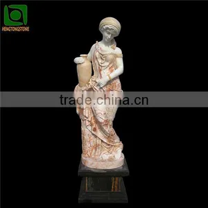 Garden Hand Carved Life-size Female Marble Statue thumbnail-1