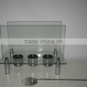 Stainless Steel and Tempered Glass Indoor Bio Fuel Fireplace Burner thumbnail-1