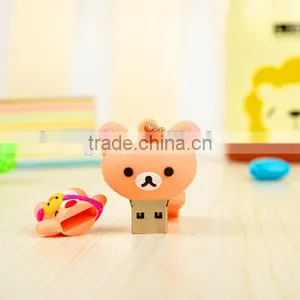 Factory Direct Supply Creative U Disk Shell,OEM Cartoon Bear Usb Stick thumbnail-3