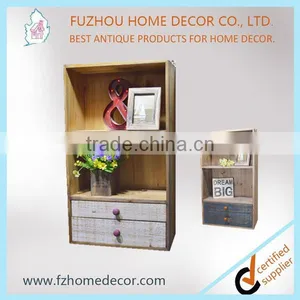 Customized Size and Color Wall Mounted Wooden Wall Cube Shelf thumbnail-2