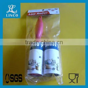 High Quality Colorful Sticky Lint Roller With 2 Roll Adhesive Paper thumbnail-1