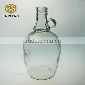 China Suppliar 1.5L Clear Wine Glass Bottle With Handle thumbnail-1