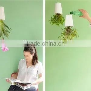 Creative Hanging Decorative Plant Pots Indoor,Colored Plastic Plant Pots thumbnail-6