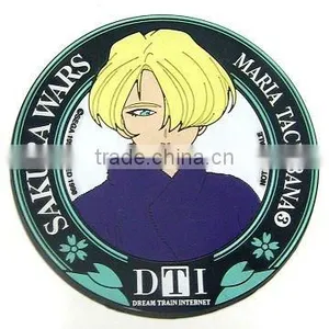 Round Soft Pvc Coaster thumbnail-1