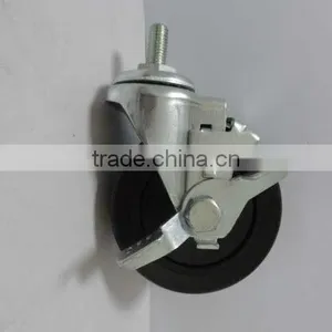 4" Steam Caster With Side Brake thumbnail-1