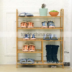 Hot Sale Factory Directly Sale Wooden Shoe Rack Design thumbnail-1