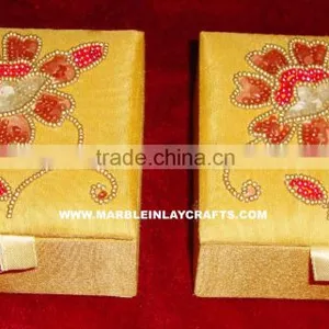 Handmade Zari Embroidery Boxes, Beautiful Box thumbnail-1