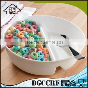 Eco-friendly Microwave Safe Never Soggy Plastic Cereal Milk Bowl thumbnail-1