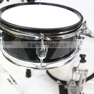 5 pc Black Wooden Digital Drum Set thumbnail-4