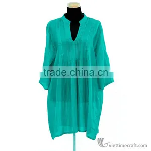 High Quality Silk Dress With Various Colors and Sizes for Women. 100% Handmade in Vietnam thumbnail-3