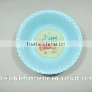 100% Melamine Factory Wholesale Safety Kids Children Cake Plate thumbnail-4