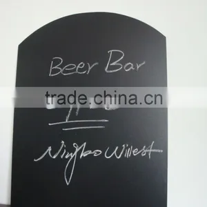 Round Shape Chalkboard, Bar Chalkboard, Returant Chalkboard With Hanger thumbnail-2
