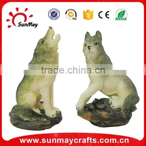 Wolf Figurine Custom Made Polyresin Animal Statues thumbnail-1