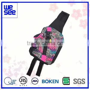 2 Way Body Bag in Gray With English Character thumbnail-1