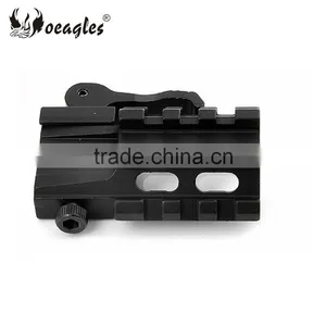 Oeagles Y0037D QD Tri Sides Exntend Picatinny Rail With 21mm Rail Weaver Hunting Accessories Gun Scope/ Flashlight Mounts thumbnail-2