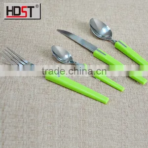 Promotional Hot Selling Vibrant Color Plastic Handle Low Price Flatware for Dinner thumbnail-5