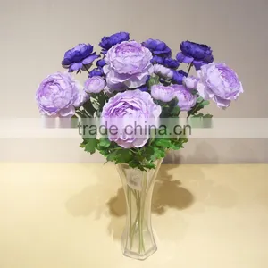 Hot Sell Artificial Ranunculus Wedding Low Moq Decoration Arrangement thumbnail-4