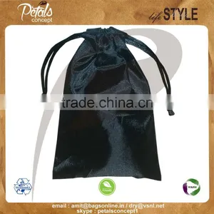 Taffeta Drawstring Jewelry Pouch thumbnail-1