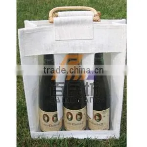 Jute Wine Bag(jute Promotional Bags,100%jute Fabric Bags) thumbnail-1