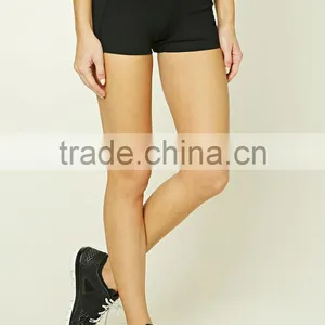 4 Way Stretch Custom Board Shorts Women Nylon Spandex Blend Active Stretch-Knit Dance Shorts thumbnail-3